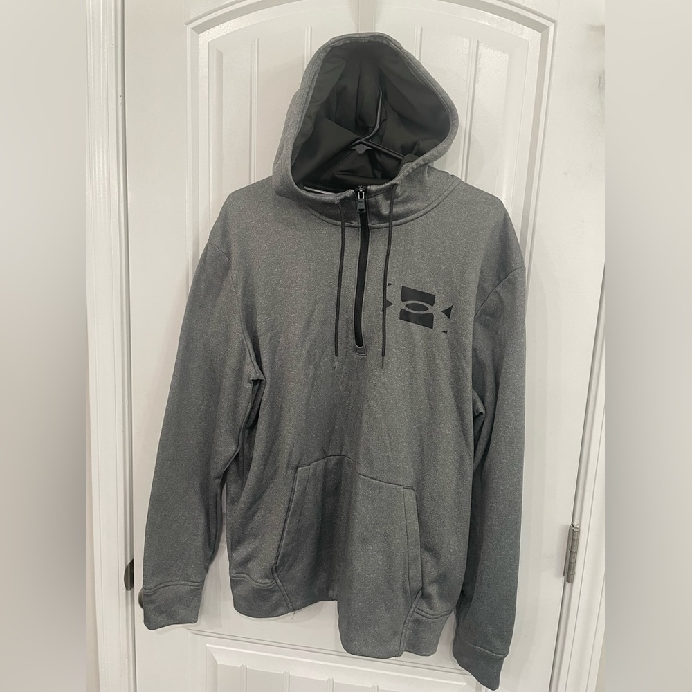 Under Armor Gray Hoodie with Logo